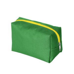 Necessaire Em Nylon — Verde / Amarelo