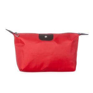 Necessaire Em Poliester Impermeável — Vermelho