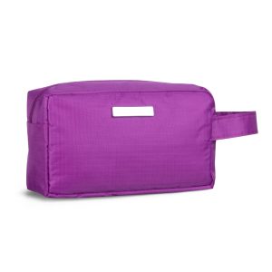 Necessaire Pvc Impermeável C/ Plaquinha — Roxo