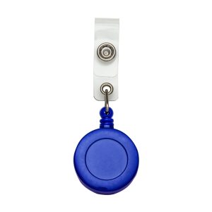 Porta Cracha Azul Leitoso