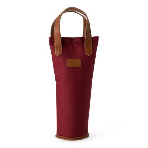 Porta Garrafa Térmico — Vermelho / Marrom