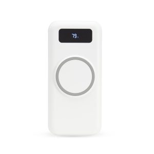 Power Bank 10.000mah Com Carregamento Via Indução Ou Via Cabo