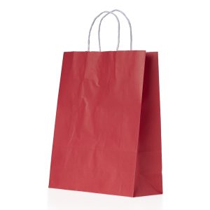 Sacola Kraft Média — Vermelho