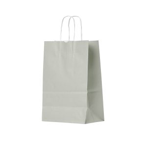 Sacola Kraft Pequena — Cinza