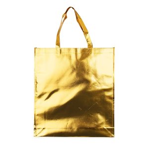 Sacola Tnt Metalizado — Dourado