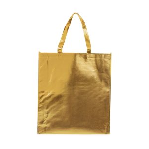 Sacola Tnt Metalizado — Dourado