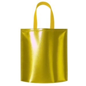 Sacola Tnt Metalizado — Dourado