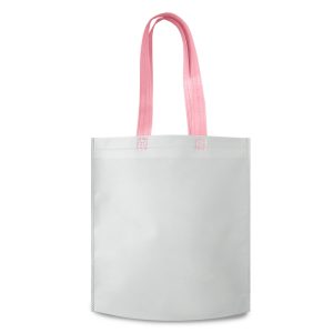 Sacola Tnt — Branco / Rosa