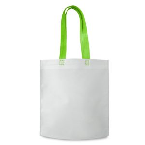 Sacola Tnt — Branco / Verde