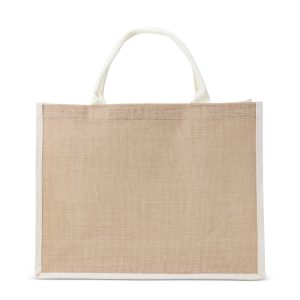 Sacola De Juta Grande — Branco