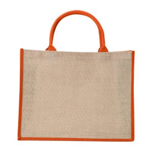 Sacola De Juta Grande — Laranja