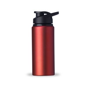 Squeeze Alumínio 650ml — Vermelho / Preto