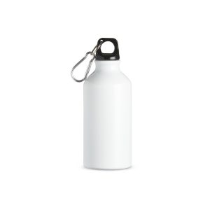 Squeeze Alumínio 420ml — Branco / Preto