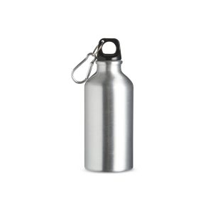 Squeeze Alumínio 420ml — Prata / Preto