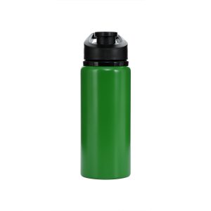 Squeeze Alumínio 650ml — Verde / Preto