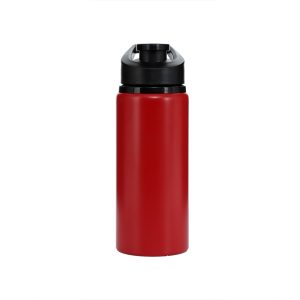 Squeeze Alumínio 650ml — Vermelho / Preto