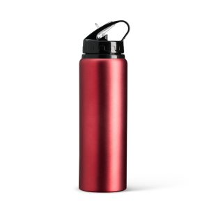 Squeeze Alumínio 800ml — Vermelho / Preto