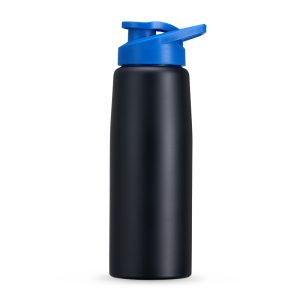 Squeeze Inox 880ml — Preto / Azul