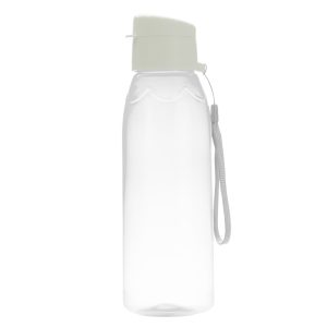 Squeeze Plástica 700ml — Transparente / Branco