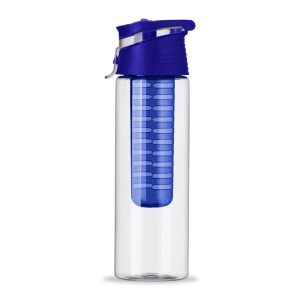 Squeeze Plástico 700ml Com Infusor — Azul