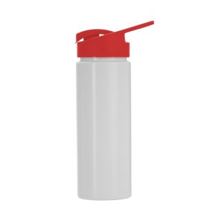 Squeeze Plastico 550ml — Branco / Vermelho