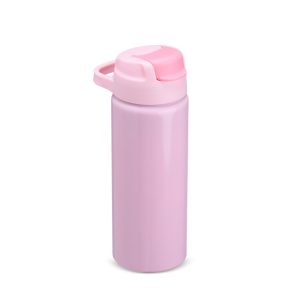Squeeze Alumínio 600ml — Rosa