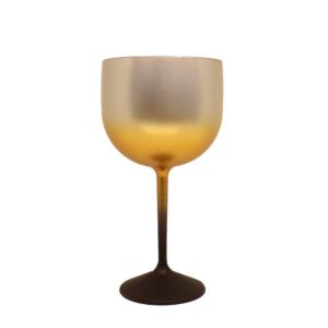 Taça Gin Dourada Degradê