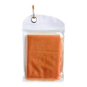 Toalha Esportiva Refrescante De Elastano — Laranja