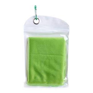 Toalha Esportiva Refrescante De Elastano — Verde