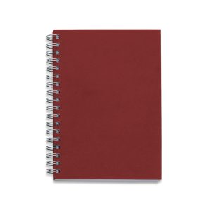 Caderno Capa Kraft — Vermelho
