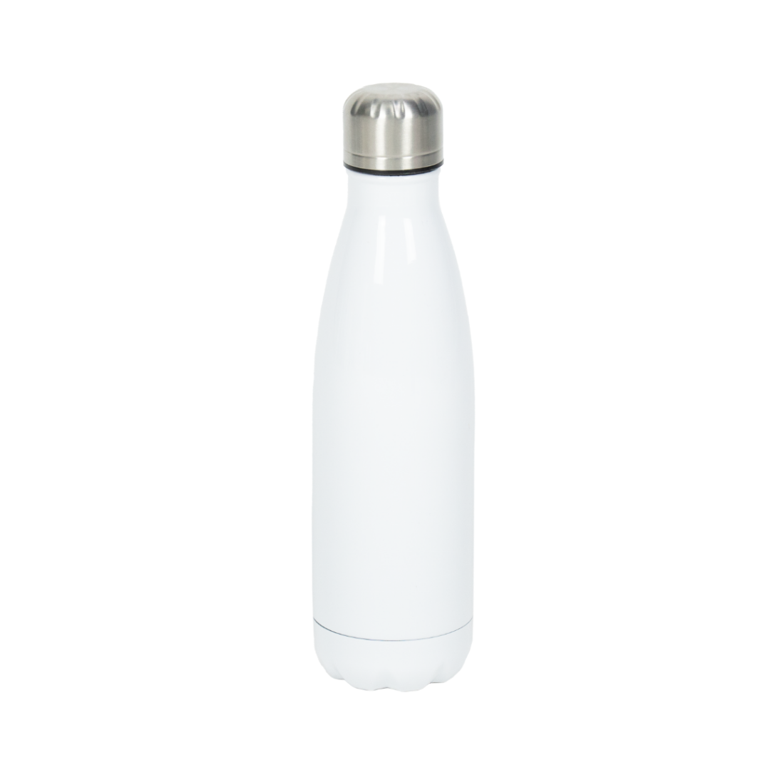 Garrafa Térmica Personalizada Estilo Cola Branca Fosca 500 ml