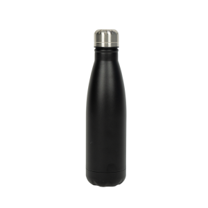 Garrafa Térmica Personalizada Estilo Cola Preto Fosco 500 ml
