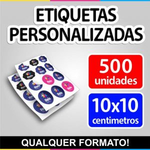 Etiquetas e rótulos 500 unidades 10x10cm