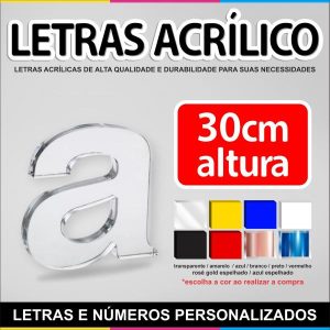 Letra de Acrílico - 30cm