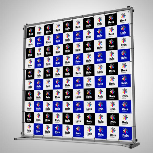 LONA 440G COM ILHÓS FOSCA