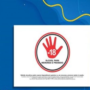 Placa - Proibida venda bebida para menores - 1 unidade
