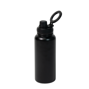 Garrafa Térmica Personalizada Suporte Magnético Preto Fosco 1 L
