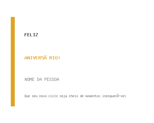 Feliz Aniversário