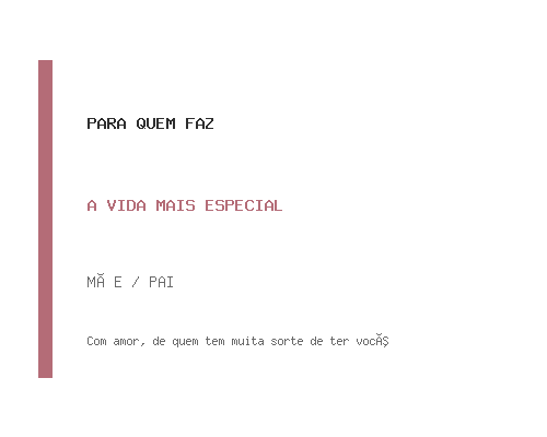 Mãe / Pai — Amor Especial